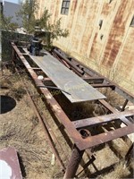 Steel Work Bench w/contents
