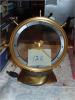 Vintage 1953 Jefferson Golden Helm Clock