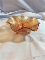 3 foot carnival glass dish