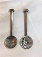 2  collector spoons