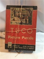 Vintage antique picture puzzle TU CO