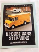 Hi cube vans step vans aluminum bodies 1984 Chevy