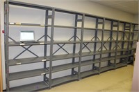6x$ 6 Shelf Metal Units - Each Section 36" X 12" X