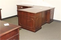 Kimball Furniture Office Suite: L shaded desk (51"