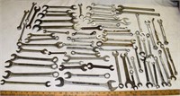 LOT - ASSORTED WRENCHES - MOSTLY SAE