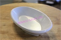 LOT, 2 BOXES/144 PCS, 4oz WHITE MELAMINE OVAL