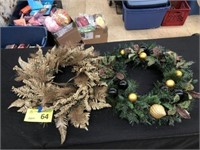 Christmas Wreaths-Lot of Two(2)