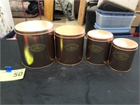 Canister Set-Lot of Four(4)