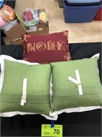 Decorative Pillows-Lot of Three(3)