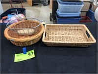 Baskets-Lot of Two(2)