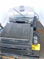 5 VCRs, DIRECT TV BOX