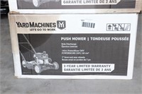 UNUSED YARD MACHINES PUSH MOWER