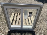 Unused PVC Window 36" x 36" for 6" wall