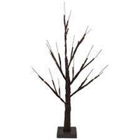 24" Lighted Brown Birch Twig Artificial Christmas