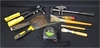 Group Of Hand Tools - Rivet Gun, Spatulas, Misc