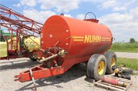 NUHN 2500 TANDEM AXLE MANURE TANKER