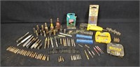 Large Lot Of Screw Bits & Misc