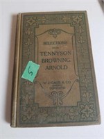 Selections from Tennyson Browning Arnold