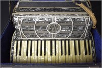Vintage Wurlitzer Accordion with Case