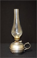 Italian Oil Lamp  / Finger Lamp 12" x 6"