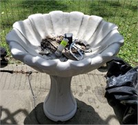 CONCRETE BIRD BATH BASE