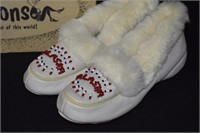 Vintage Leprecons Hand Made Alaska Leather Slipper