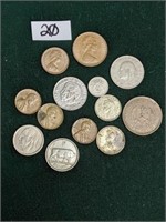 Lot of Assorted Foreign Money Coins