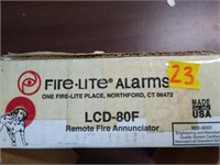Fire Lite Alarms LCD-80F Remote Fire Annunciator