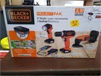 Black & Decker Project Pak, 3 Tools