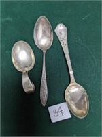 Sterling Silver Spoons Baby Spoon 37.3 grams