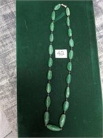 Jade 865 Silver  Links & Clasp Necklace