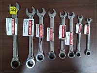 8pc Craftsman Dual Ratcheting Wrenches Metric