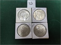 1972 & 1971 Eisenhower  Dollar Coin Coins