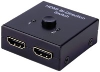 Xertas HDMI Switch, 2x1 or 1x2 HDMI Bi-Directionar