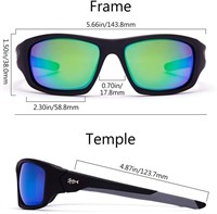 Bassdash V01 Polarized Sport Sunglasses for Men an