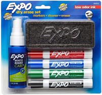 Expo Low-Odor 6-Piece Dry Erase Marker Set