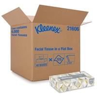 Kleenex Facial Tissue (21606), Flat Tissue Boxes
