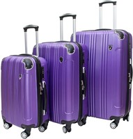 Archibolt 3-Piece Luggage Set Rolling Wheeled SpiS