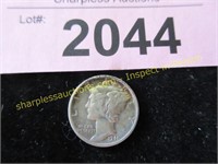 Uncirculated 1941 D Mercury dime