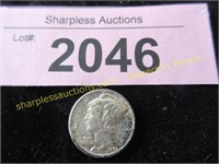 Uncirculated 1943  Mercury dime