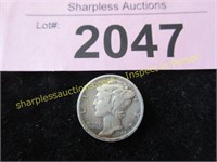 Uncirculated 1942 S  Mercury dime  toning