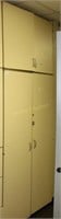 Two section upright storage cabinet 48" x 24" x 94