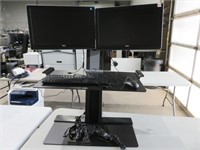 Humanscale Quickstand Adj. Dual Monitor Standing