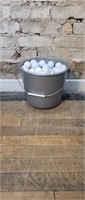 Bucket Full of Assorted Golf Balls 
Nike,