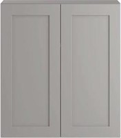 HAMPTON BAY EDSON 36 IN WALL CABINET. WHITE