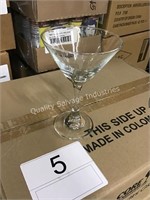 3 CTN (36) MARTINI GLASSES