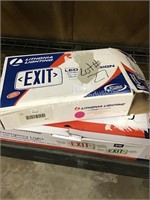 (2) LED EXIT SIGNS