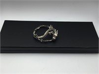 Chinese Ruby Rhinestone Dragon Bracelet