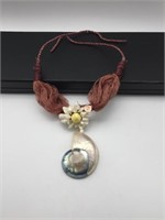 Stunning Tribal Handmade Shell & Stone Necklace
