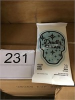 3 CTN DEADLY CLEAN HAND WIPES